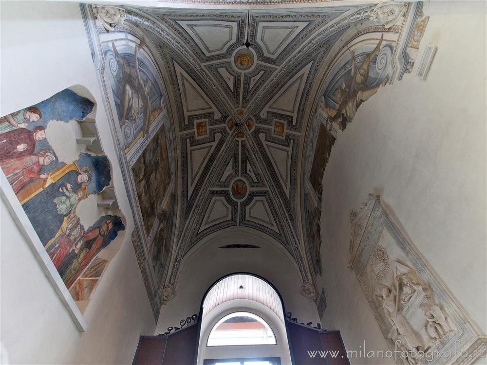 Milan (Italy) - Interior of the former Chapel of St. Ursula in  the Basilica of San Marco